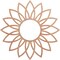 Ekena Millwork Daisy Wood Fretwork Pierced Ceiling Medallion, Cherry, 18"OD x 6 1/4"ID x 1/4"T CMWP18X18X0250DACH - alternate 1